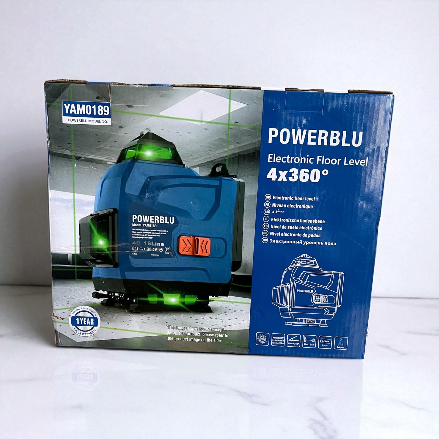 Niveau laser Powerblu 16 lignes