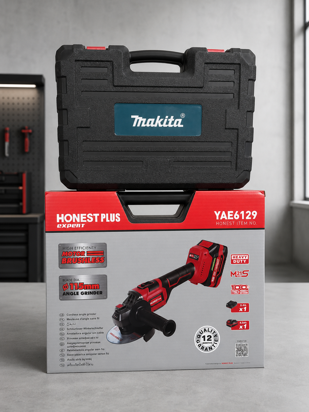 Tronçonneuse HonestPlus 21v + Souffleur Makita