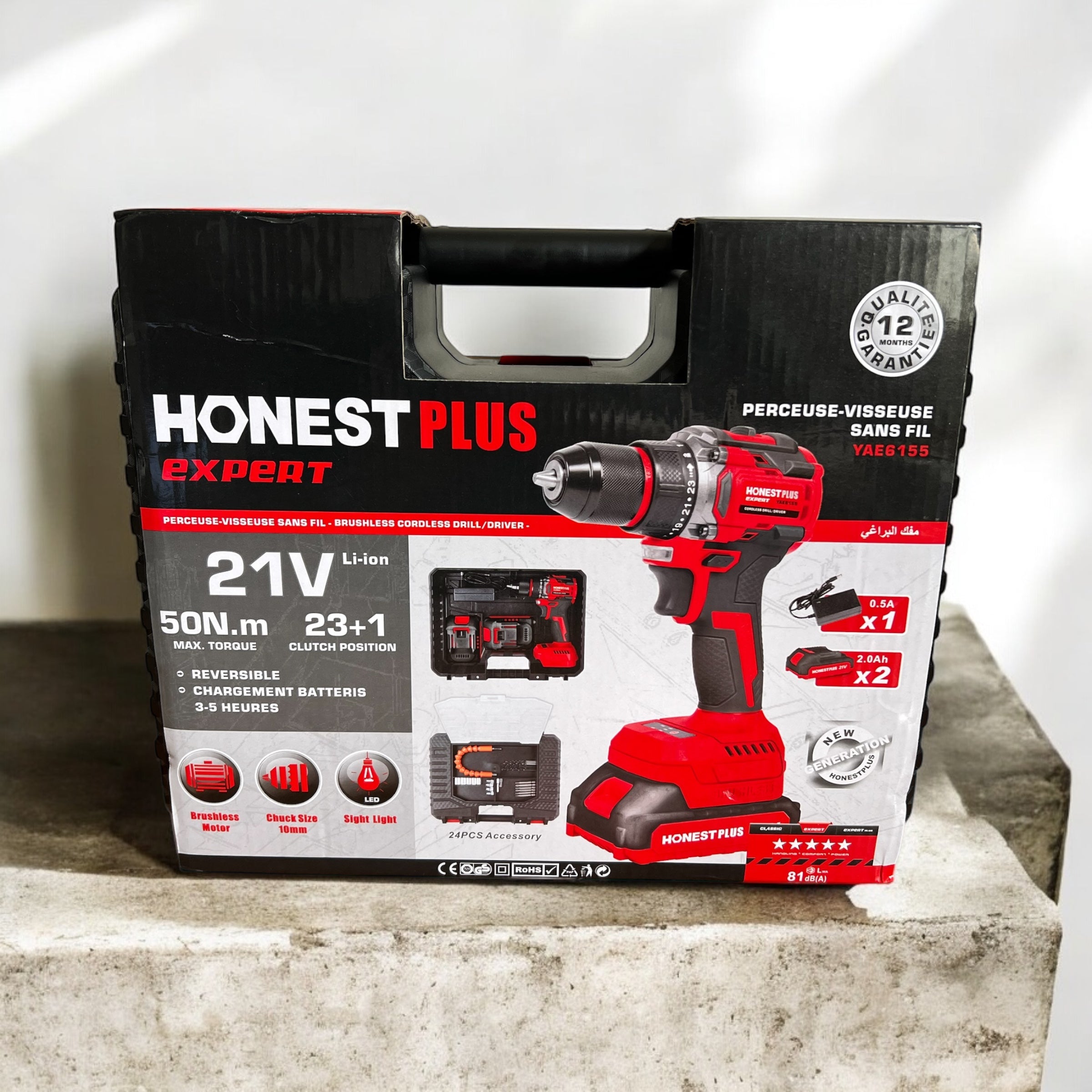 Visseuse Honestplus 21V Brushless