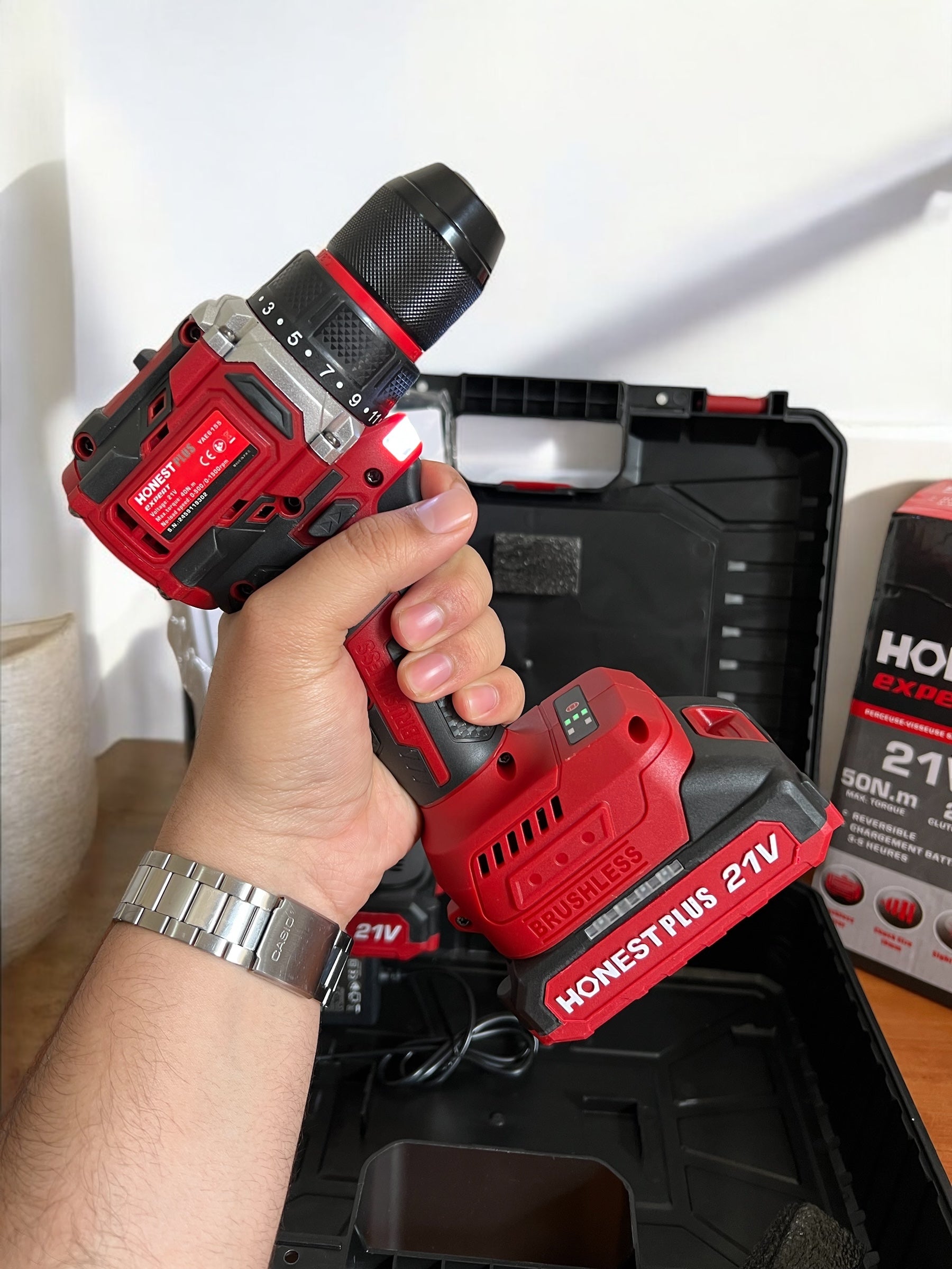 Visseuse Honestplus 21V Brushless