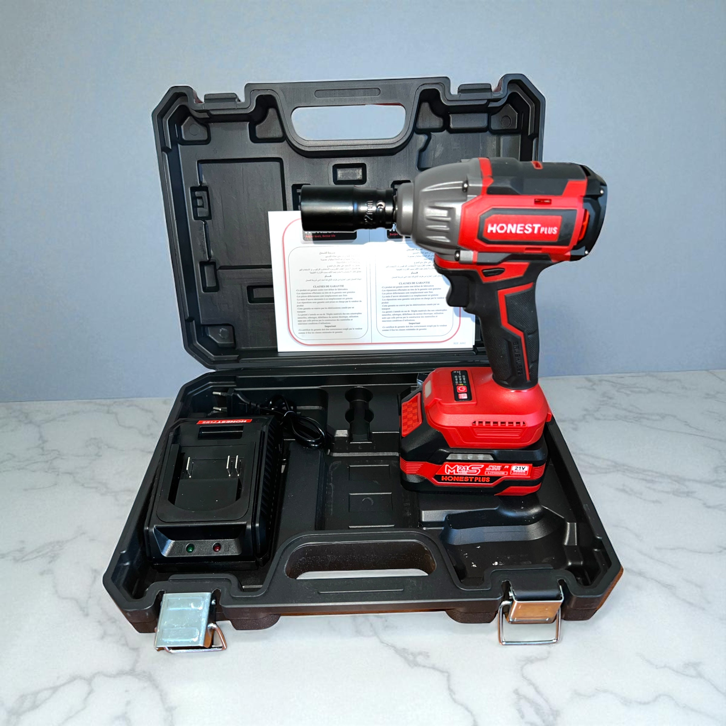 Pack Clé a CHOC 21V HonestPlus + Caisse 108 pièces