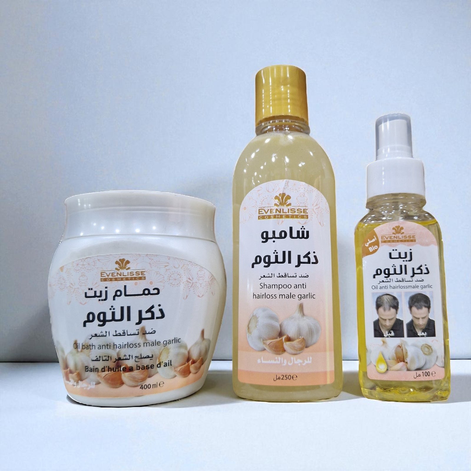 باك ذكر الثوم 3 منتجات