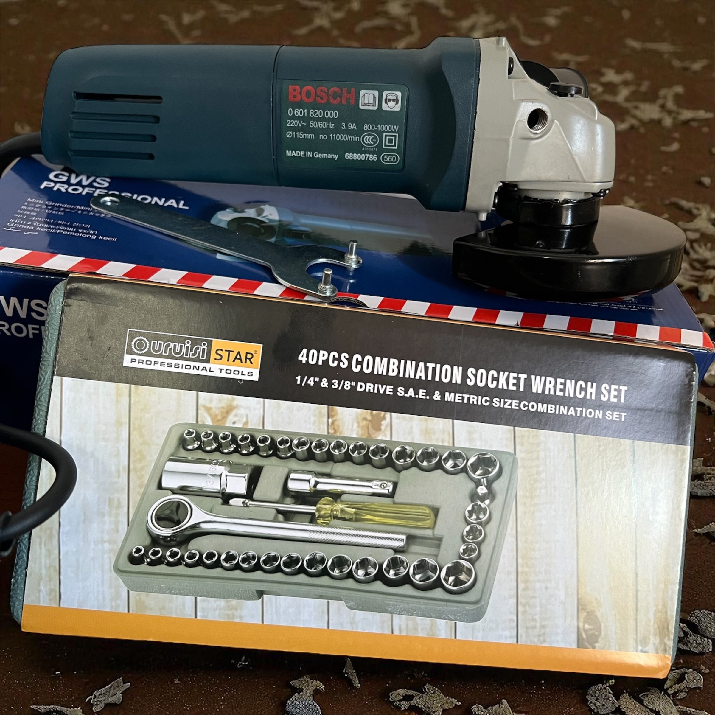 Pack Bosch QUATRES produits